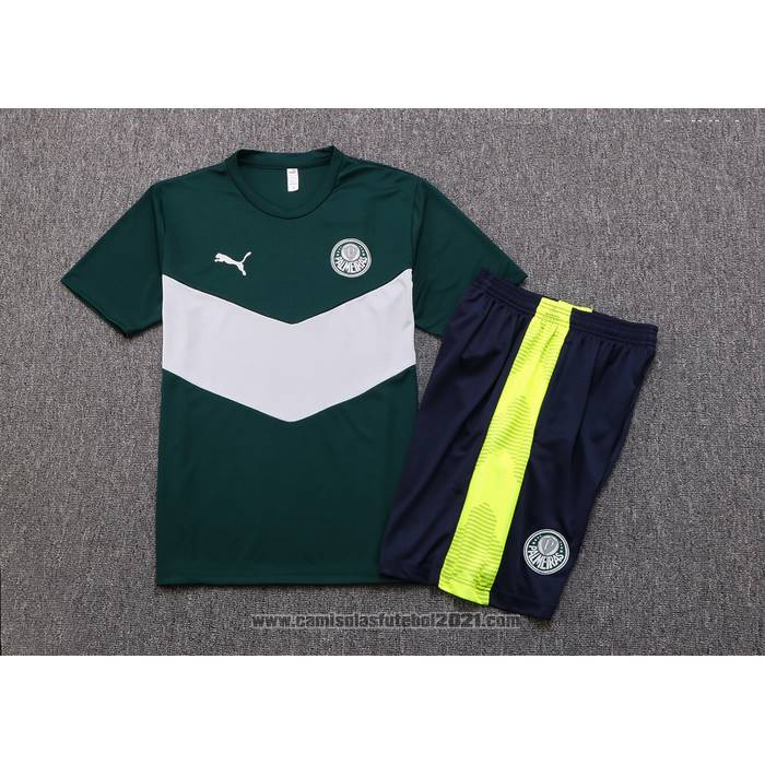 Fato de Treino Palmeiras Manga Curta 2022-2023 Verde - Calcas Curta